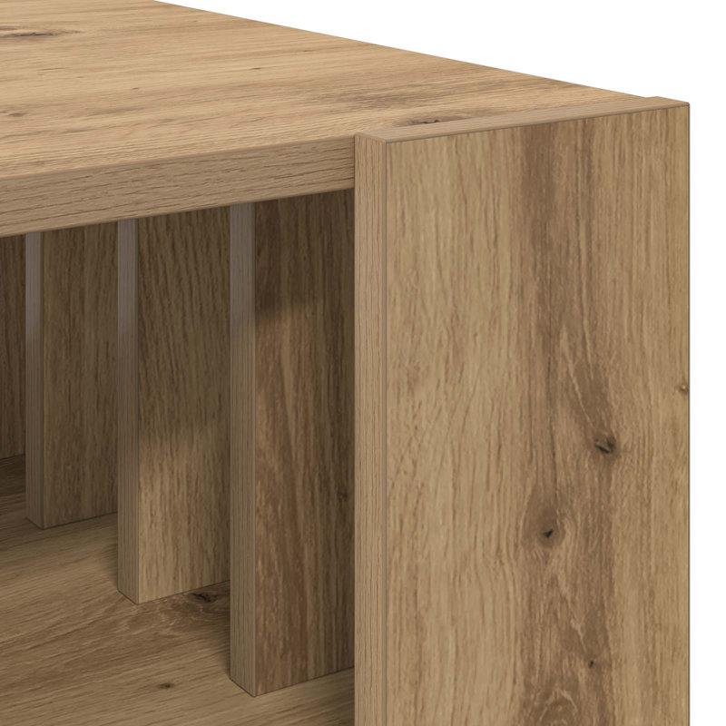 Coffee Table with Storage, 45cm. H x 66cm. L x 49.5cm. W, Artisan Oak