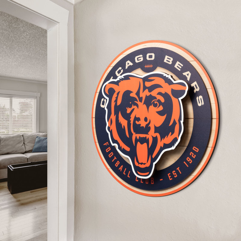 NFL Chicago Bears 3DX Circle Wall Art