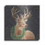  «Woodland Holidays Stag Black» par Danhui Nai, art mural en métal-2113425530