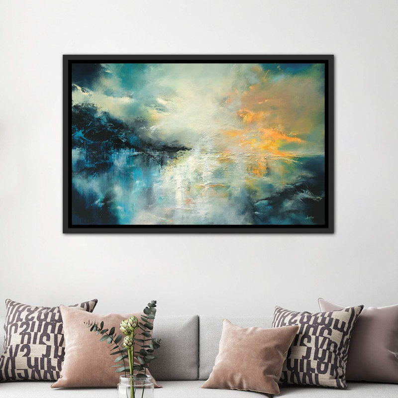 «The Dawn Is Not Distant» par Christopher Lyter, reproduction d'art, Noir, H 16 po x l 24 po x P 1 po