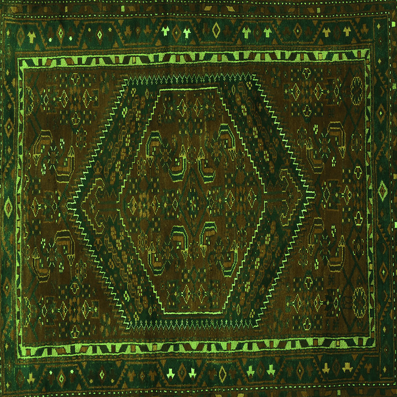 Performance Oriental Indoor Rug, Square 6'