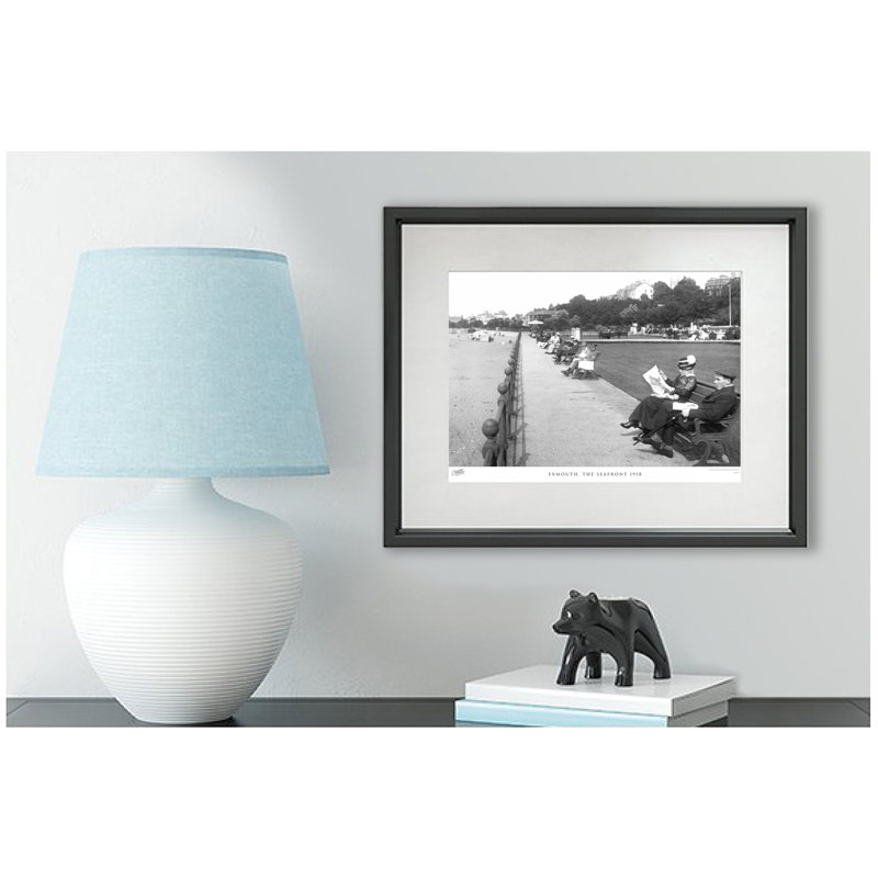 Exmouth, The Seafront 1918 - Single Picture Frame Print, 45cm H x 60cm W x 2.3cm D