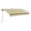 Auvent de patio rétractable en polyester l 98,5 po x P 59 po Outsunny-96861867-112964796-112964800