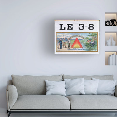 French School Brand Soap End Of The 19Th Century Canvas Art