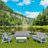 HIPS All-Weather Outdoor Single Sofa With Cushion, White/Grey