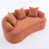 Chenille corail