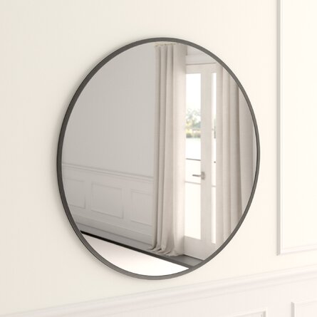 Sabine Metal Round Wall Mirror
