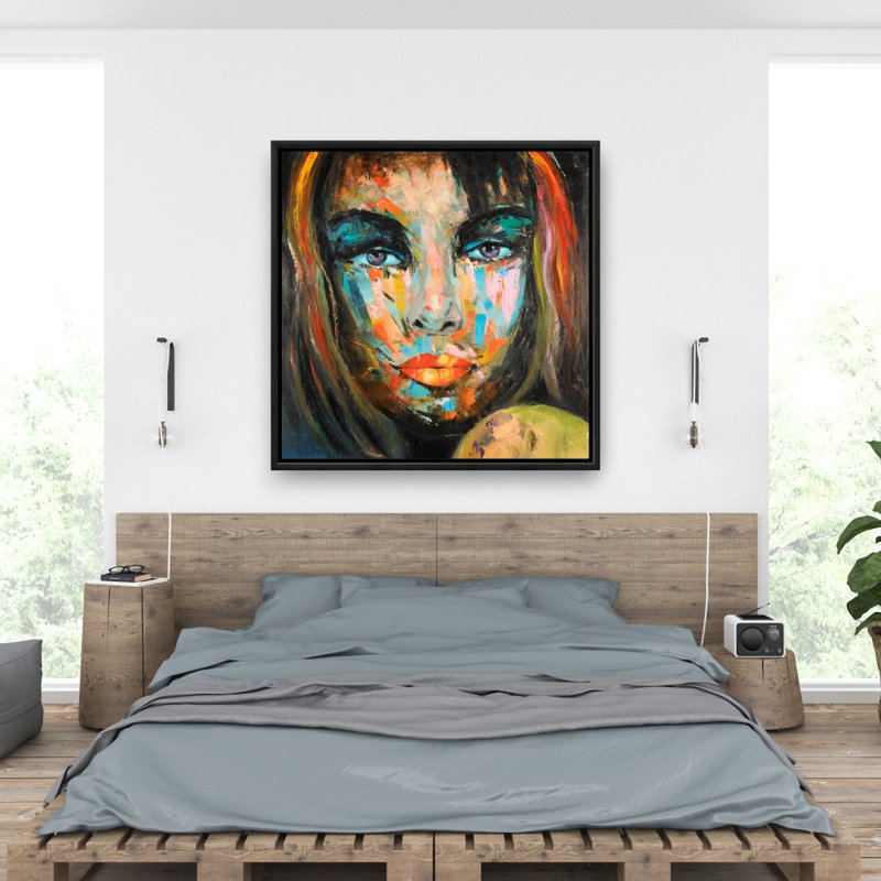 «Colorful Colorful Portrait», reproduction sur toile