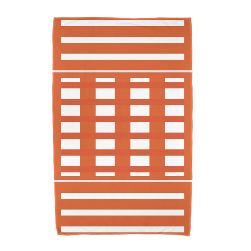 Serviette de plage, Orange