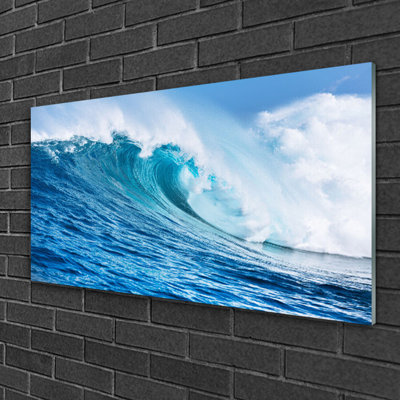 Nature Wave - No Frame Print on Glass