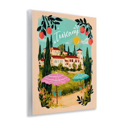 Fruit Bordered Tuscany Wall Plaque, design by Yen