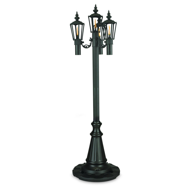 Lampadaire d'extérieur 85 po 4 lumières Islander