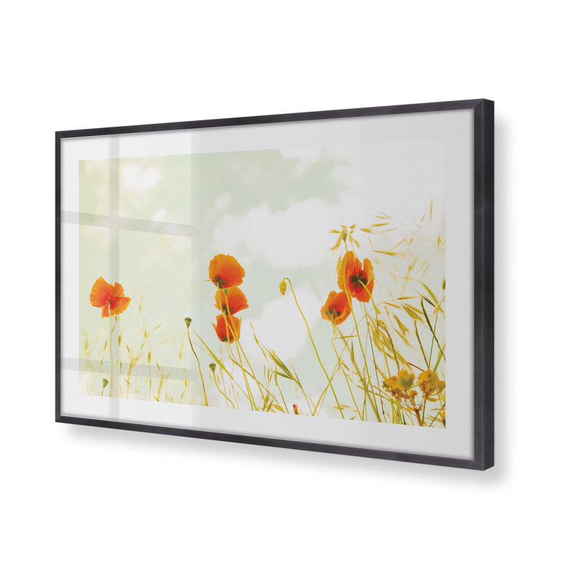 «Douce coquelicot», Zinc patiné, H 12,25 po x l 15,25 po