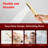 SUMERAIN Freestanding Bathtub Faucet with Handheld Shower for Bathing, 360° Swivel Spout Floor Mounted Tub Filler, Brushed Gold-120766984
