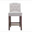 Tabouret de comptoir touffeté