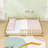 House Bed With LED Light,  Guardrails And Removable Roof-426283089-426283091