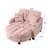 42.68''Oversized Convertible Chaise Lounge With Storage Ottoman-550588225