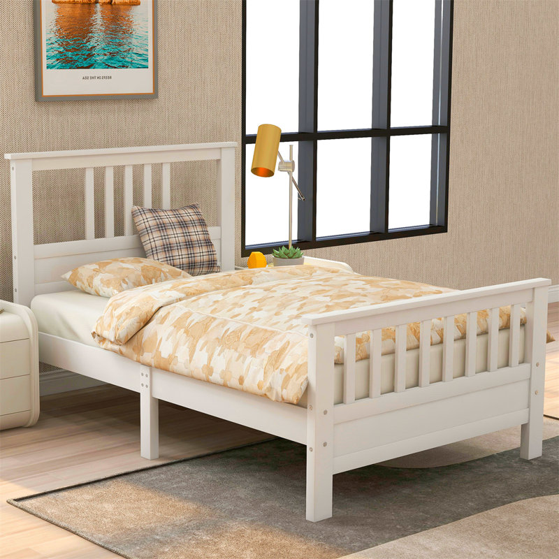 Celianna Bed, White, Extra-long Twin