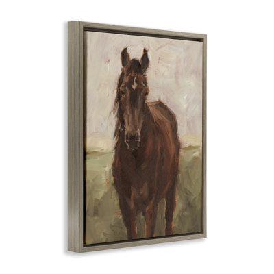 «Elegant Horse Abstraction», art mural encadré par Floater
