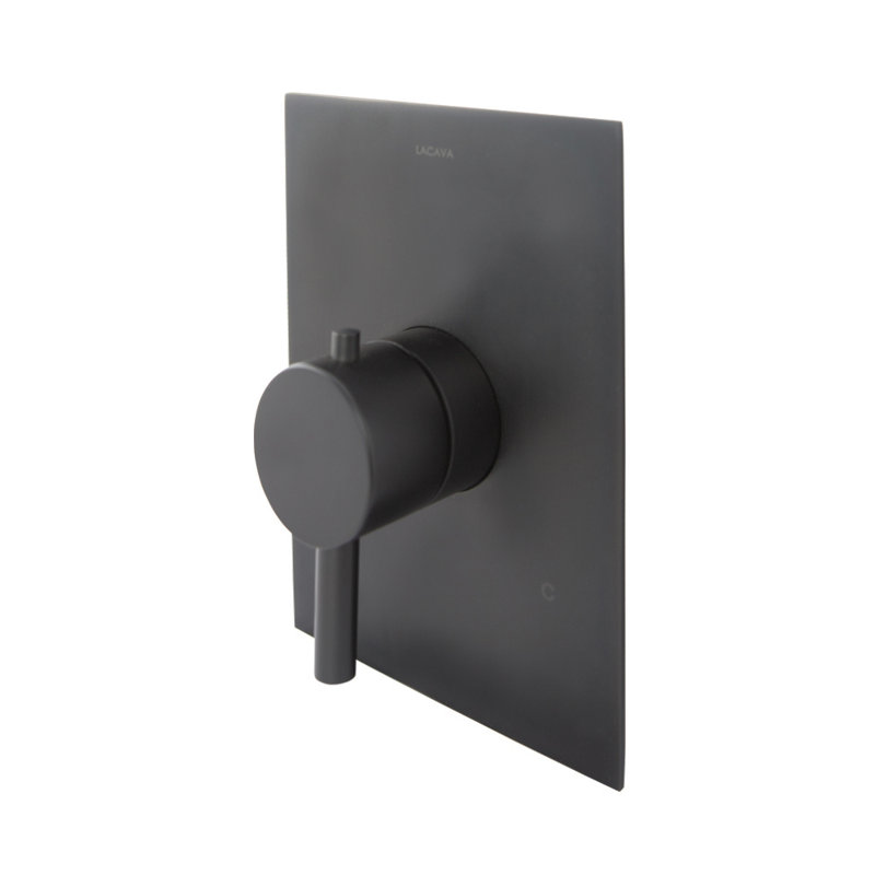 Cigno Built-in Faucet Trim, Matte Black