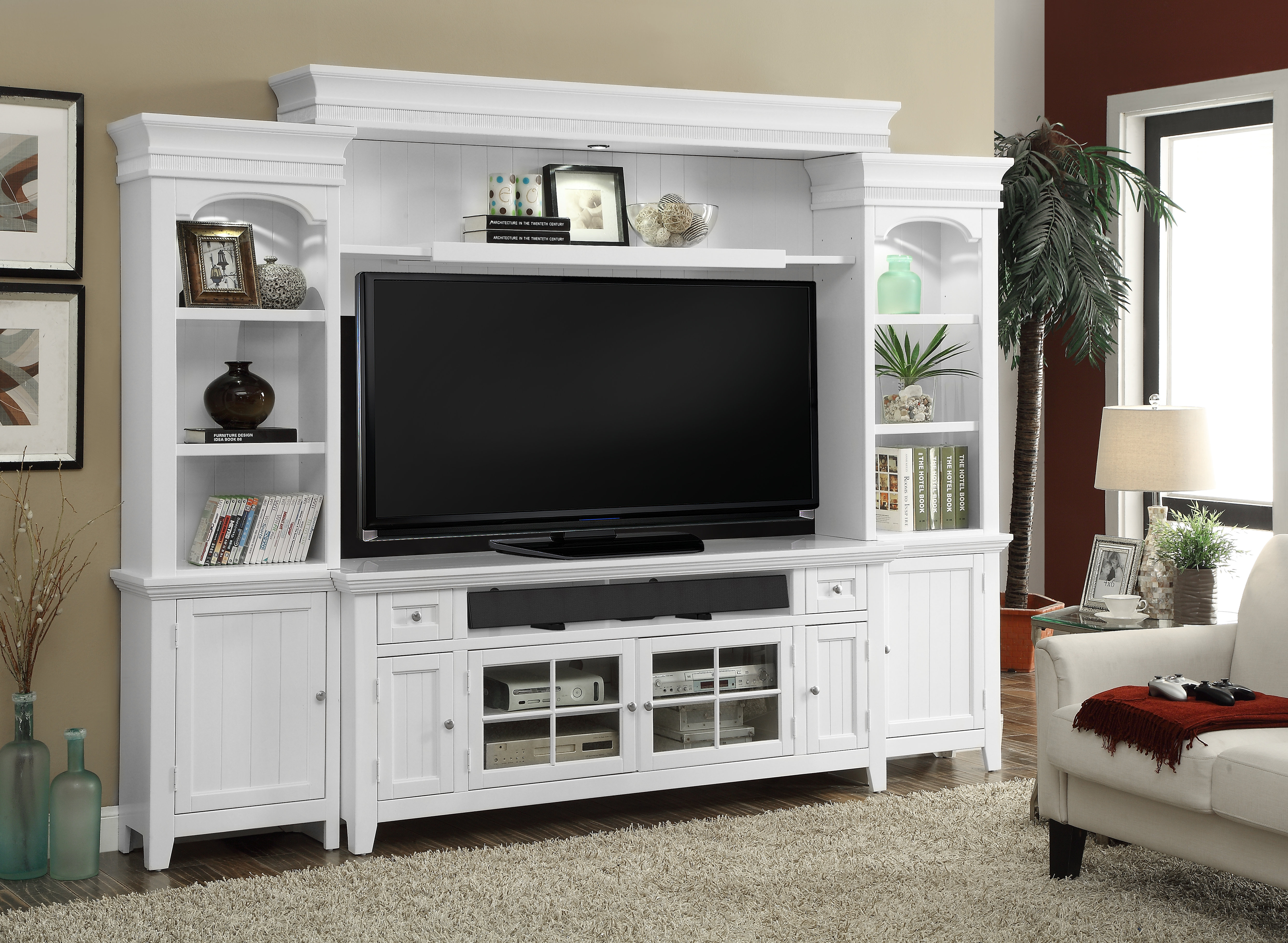 Susana Solid Wood Entertainment Center for TVs up to 78"