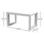 Frame Matt Polyethylene Picnic Bench-49038570