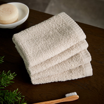Quick Dry Cotton Face Cloth 4 Pack