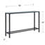 Console étroite Darrin avec plateau en miroir - noir-124921271-124921273