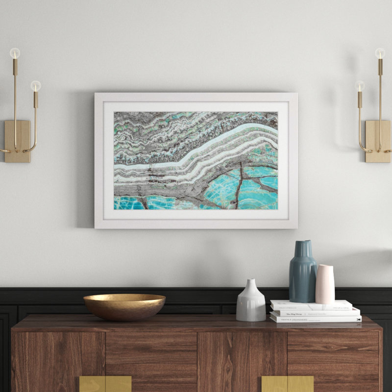 Layers - Single Picture Frame Print, 61cm H x 91cm W x 3.81cm D