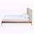 Ellerman Wingback mid-century look, King Bed, Light Beige 81.77'' W X 86.47'' L X 46.04" H-2073573516-2073162133