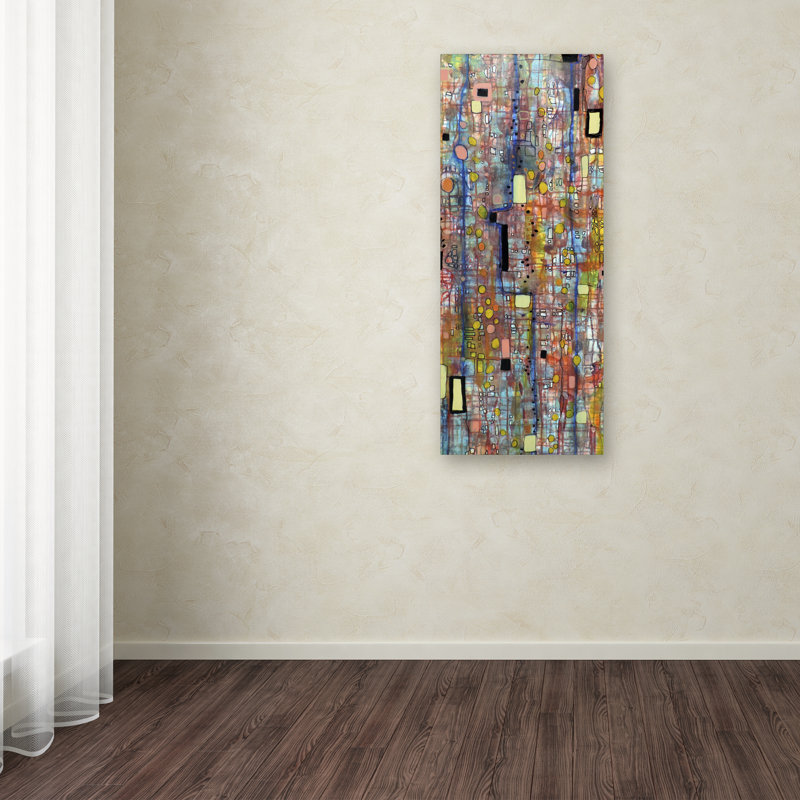 «Nervures», reproduction d'art sur toile tendue, H 24 po x l 10 po x P 2 po