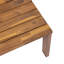 Ensemble de conversation extérieur moderne Veda pour 2 personnes avec structure en bois d'acacia massif naturel et coussins moelleux