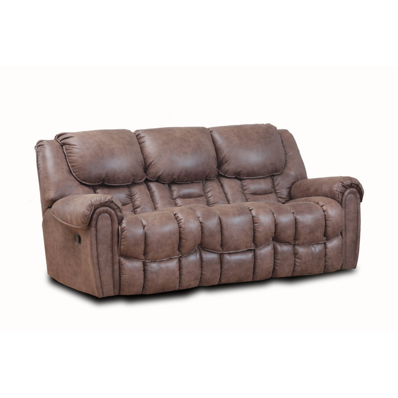 Canapé inclinable électrique double Ronetta, Brun
