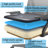 Home Office Desk and Chair Set Computer Desk and Ergonomic Mesh Office Chair Set-88575794
