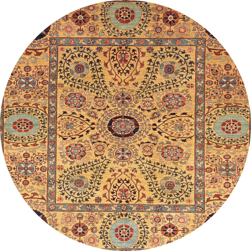 Tapis abstrait 4070, Rond 7 pi