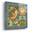 «Vintage Birds 4» par Jean Plout, art mural en verre acrylique, 12 po x 12 po-1618441222