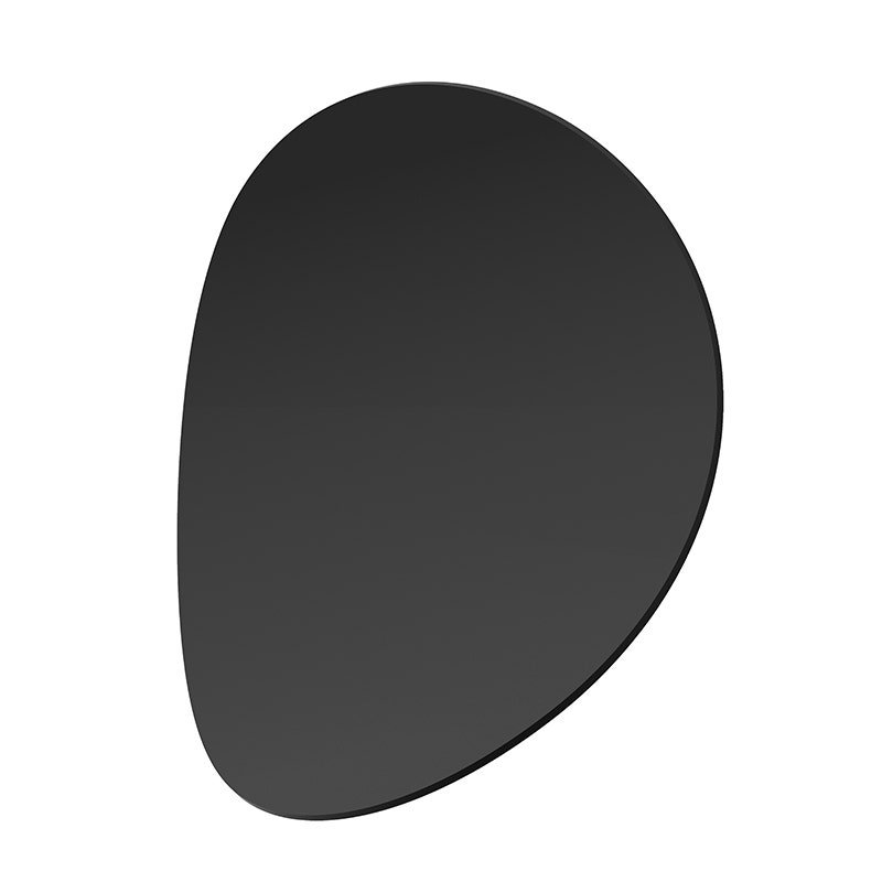 Applique murale encastrée à intensité variable à 2 lumières DEL Malibu Discs ™, Noir satiné, H 10 po x l 10 po x P 2 po