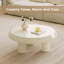 80CM Round Cream White Coffee Table