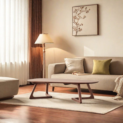 American style solid wood coffee table