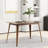 [Video] Dining Table Solid Wood Legs, Walnut