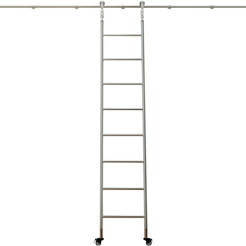 Escabeau pliant en acier inoxydable à 7 marches, 3,3 pi