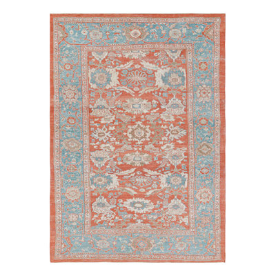 Oushak Hand Knotted Floral Area Rug