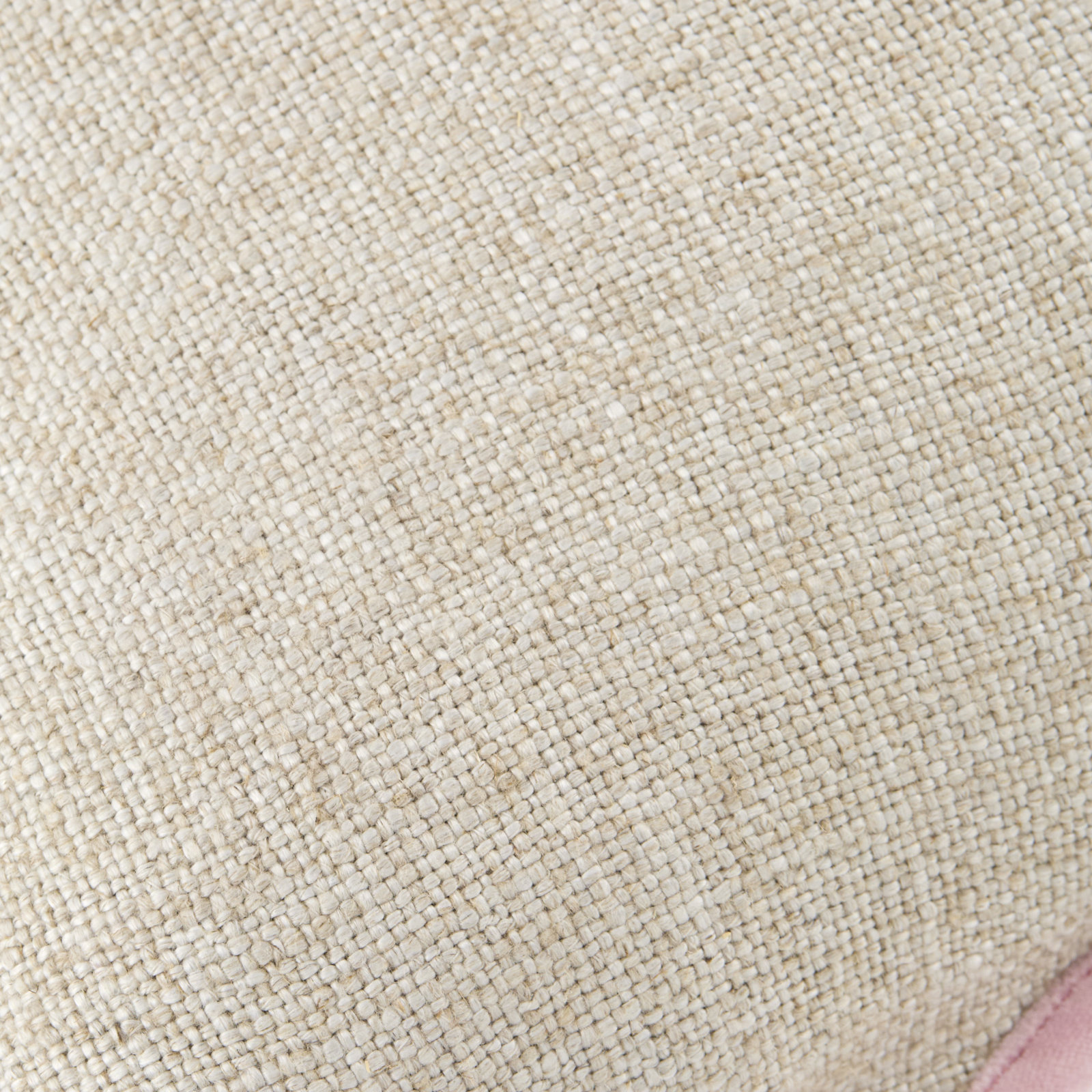 Marea Throw Pillow, Light Pink/Cream, Square 20", Pillow Cover Only - No Insert