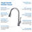 Single Handle Pull-down Kitchen Faucet-104201484