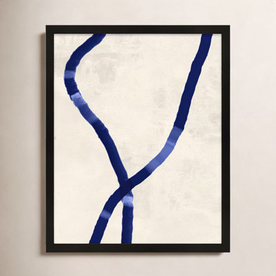 Blue Rope 1 Print by Jacques Pilon