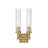 Marquetta Steel Candle Wall Light