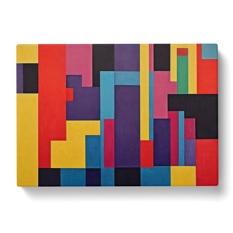 Bauhaus Abstract Vol.4 - Wrapped Canvas, 40cm H x 60cm W x 3cm D