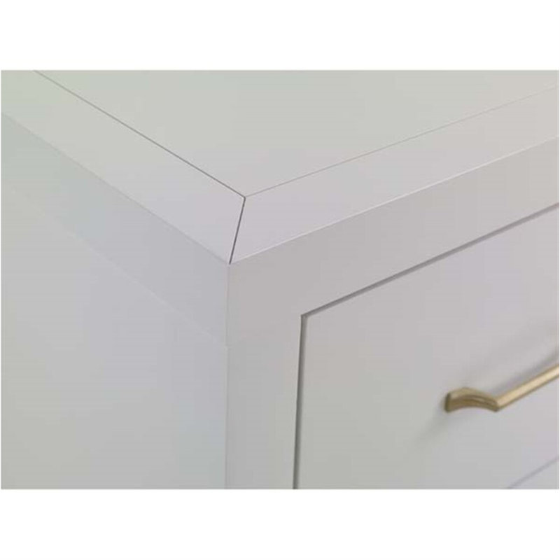 Impressions 3 - Drawer Solid Wood Nightstand, Debutante