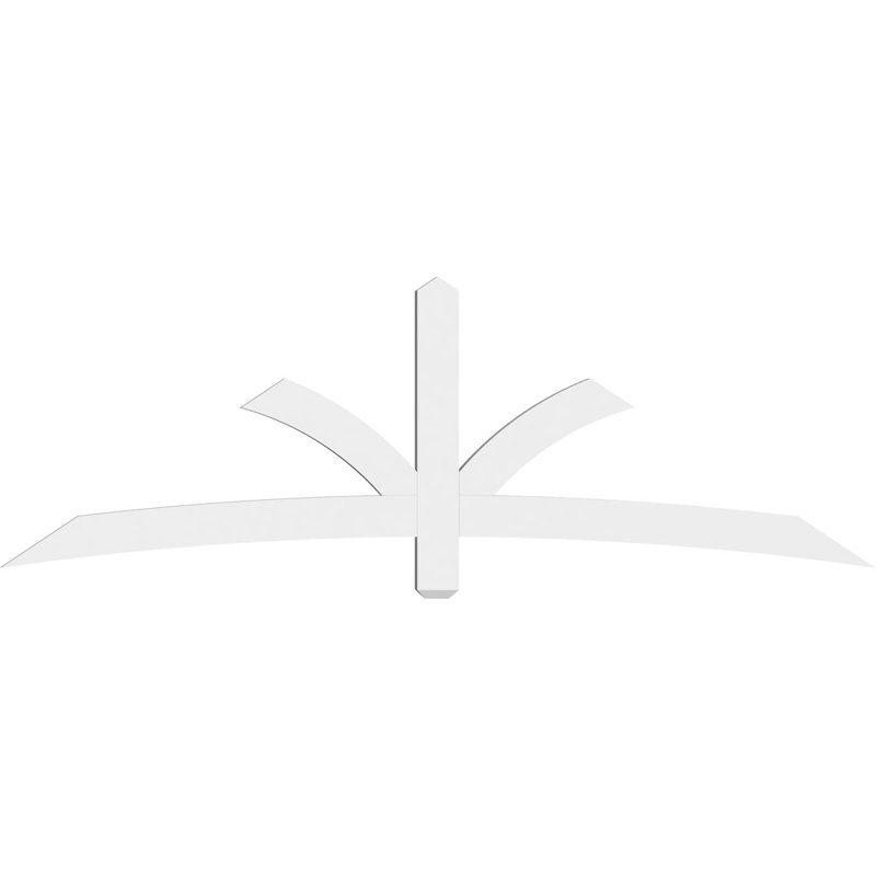 Support pour pignon Davenport, H 28 po x l 84 po (pas: 8/12), P 2 po x F 4 po, PVC