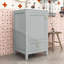 Meuble-lavabo de salle de bain avec lavabo, support de rangement et tiroir-1096426579